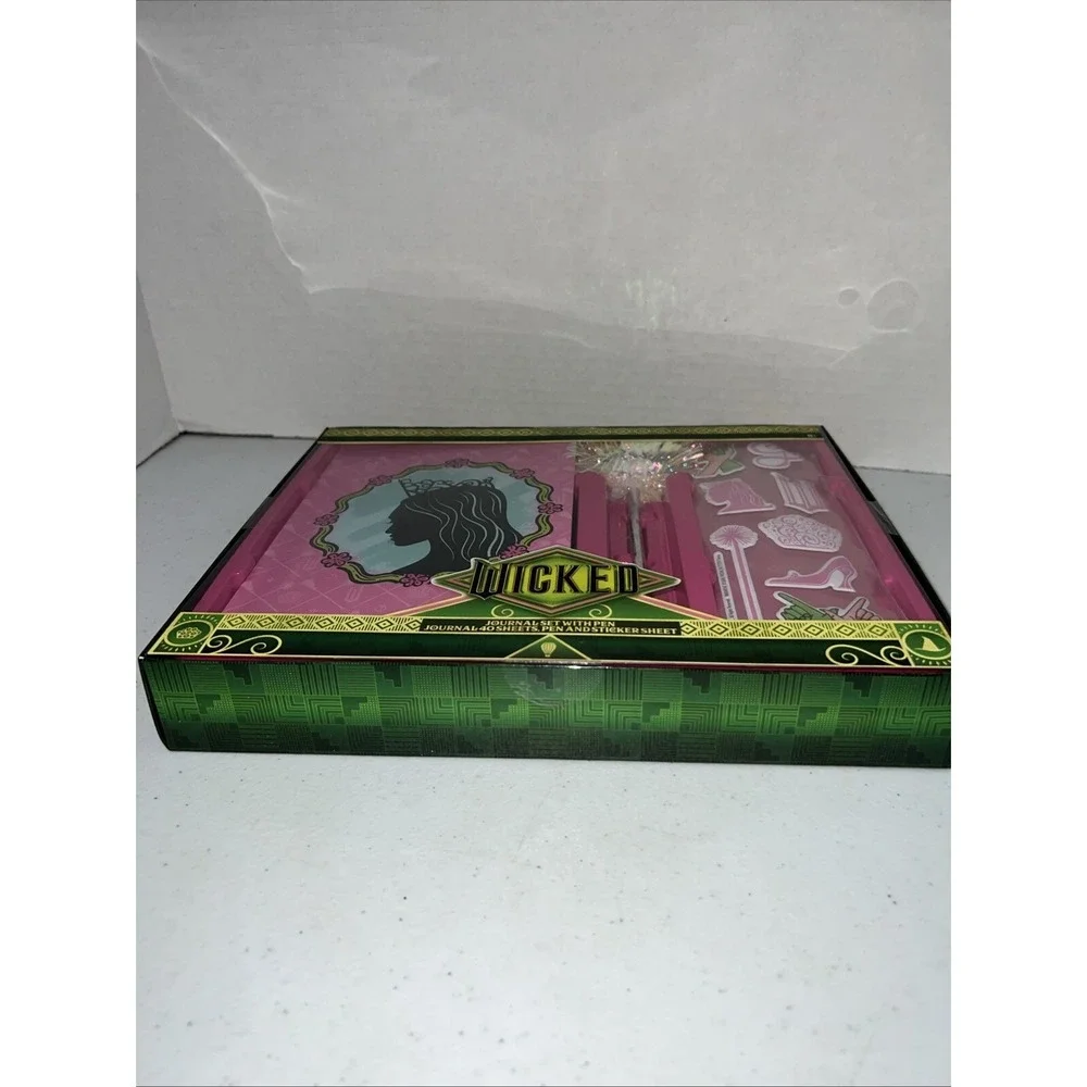 Wicked Galinda Journal Box Set With Pen & Puffy Stickers Target New Glinda HTF